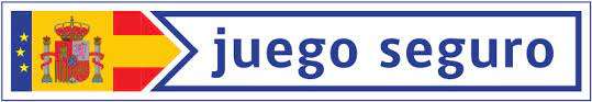 Logotipo de Juego Seguro con bandera de España y texto en azul.